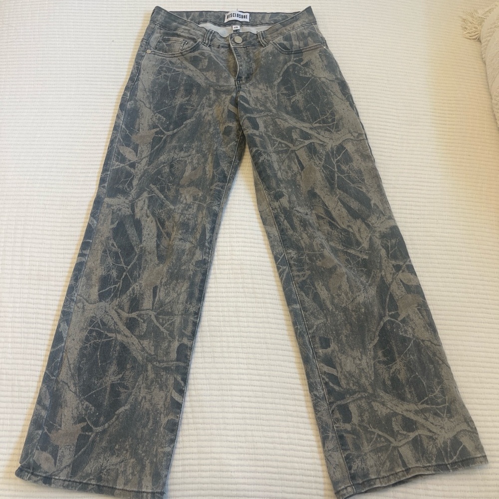 Camo wide leg
